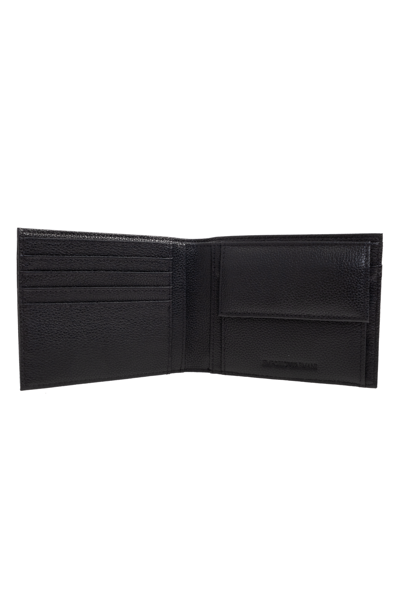 Emporio Armani Leather wallet with logo | Men's Accessories